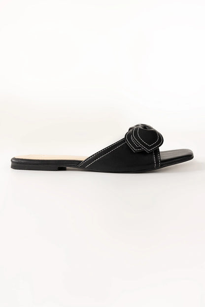 Women Black Slipper IFS-SLP25-005
