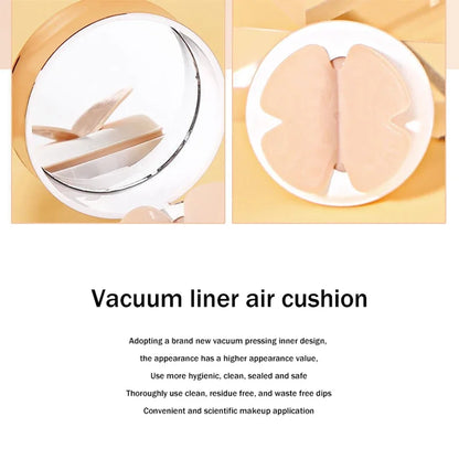 Air Cushion BB Cream – Moisturizing Foundation, Whitening Concealer, Oil-Control, Waterproof Makeup with Powder Puff
