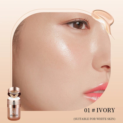 Air Cushion BB Cream – Moisturizing Foundation, Whitening Concealer, Oil-Control, Waterproof Makeup with Powder Puff